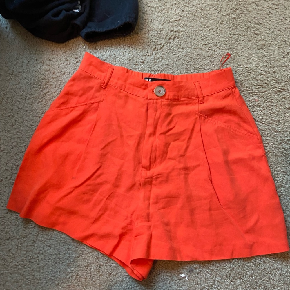 Coral Zara Shorts